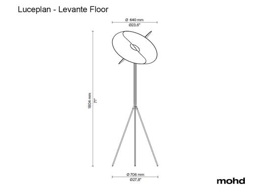 Торшер модель 933809 от фабрики Luceplan