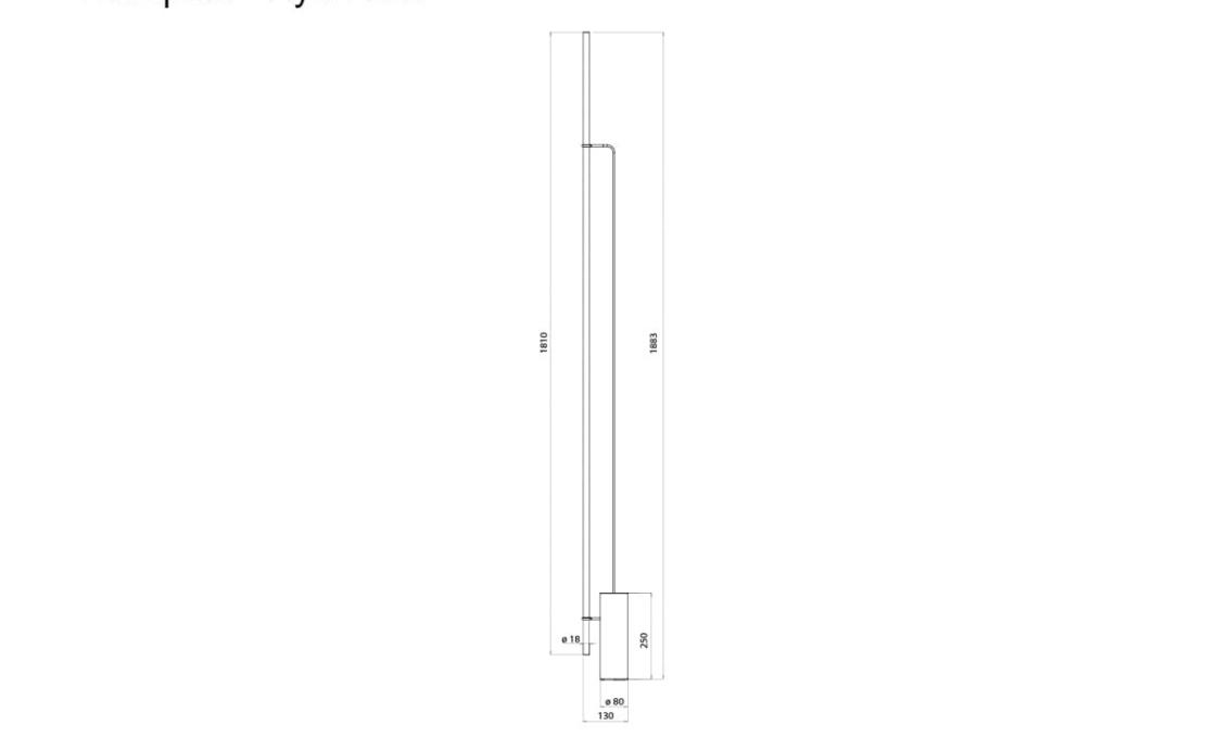 Торшер модель Nytt Floor Lamp от фабрики Luceplan