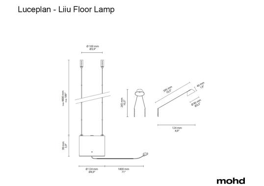 Торшер модель Liuu Floor Lamp от фабрики Luceplan