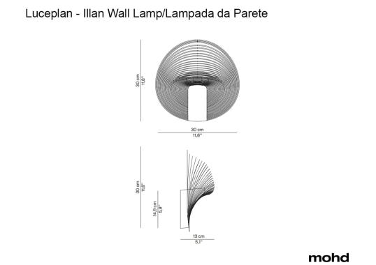 Бра модель Illan Wall Lamp от фабрики Luceplan