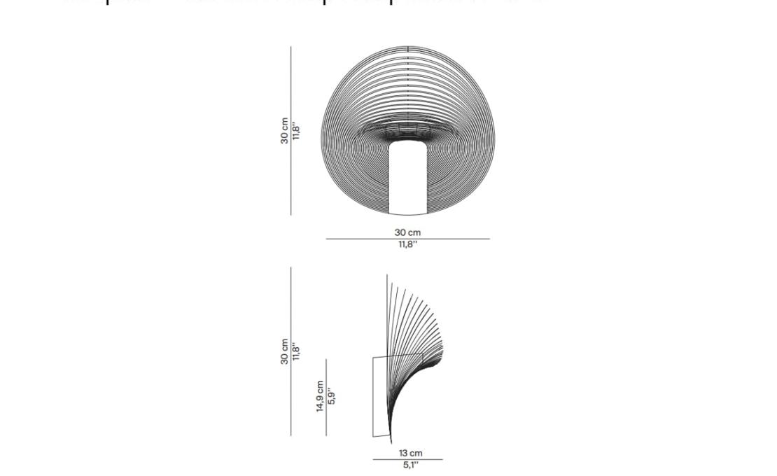 Бра модель Illan Wall Lamp от фабрики Luceplan