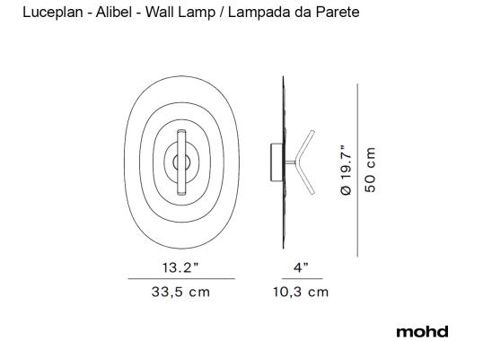 Бра модель Alibel Wall Lamp от фабрики Luceplan