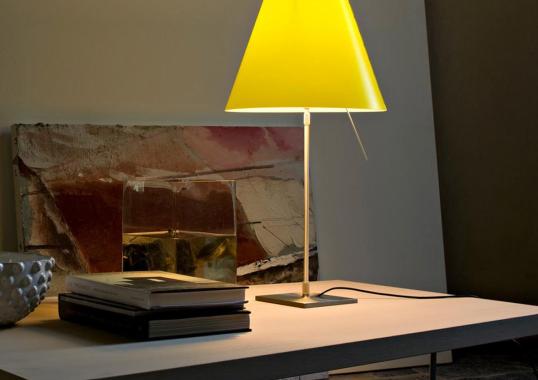 Настольная лампа модель Costanza D13 Table Lamp - Aluminium Base от фабрики Luceplan