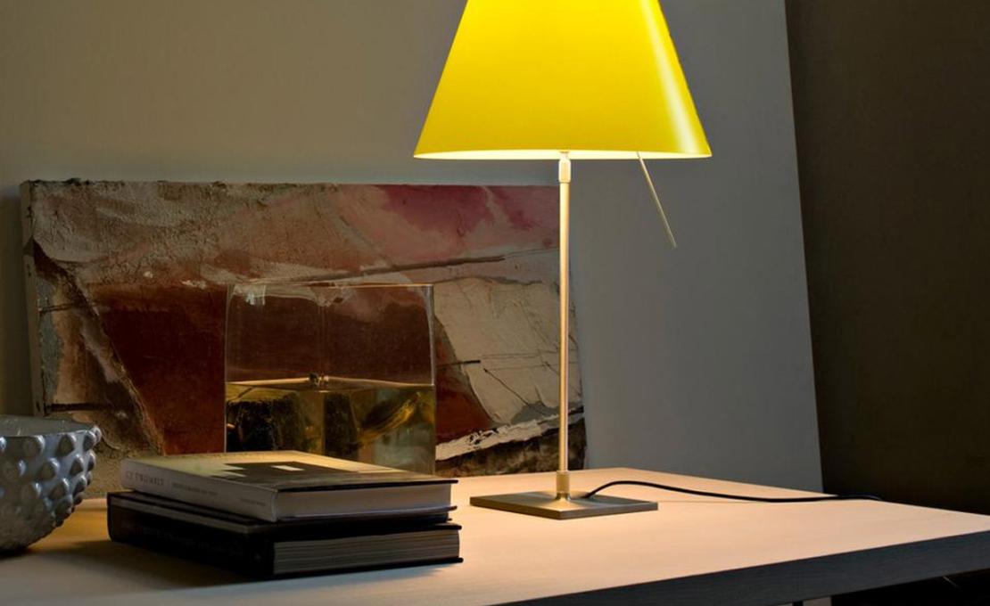 Настольная лампа модель Costanza D13 Table Lamp - Aluminium Base от фабрики Luceplan