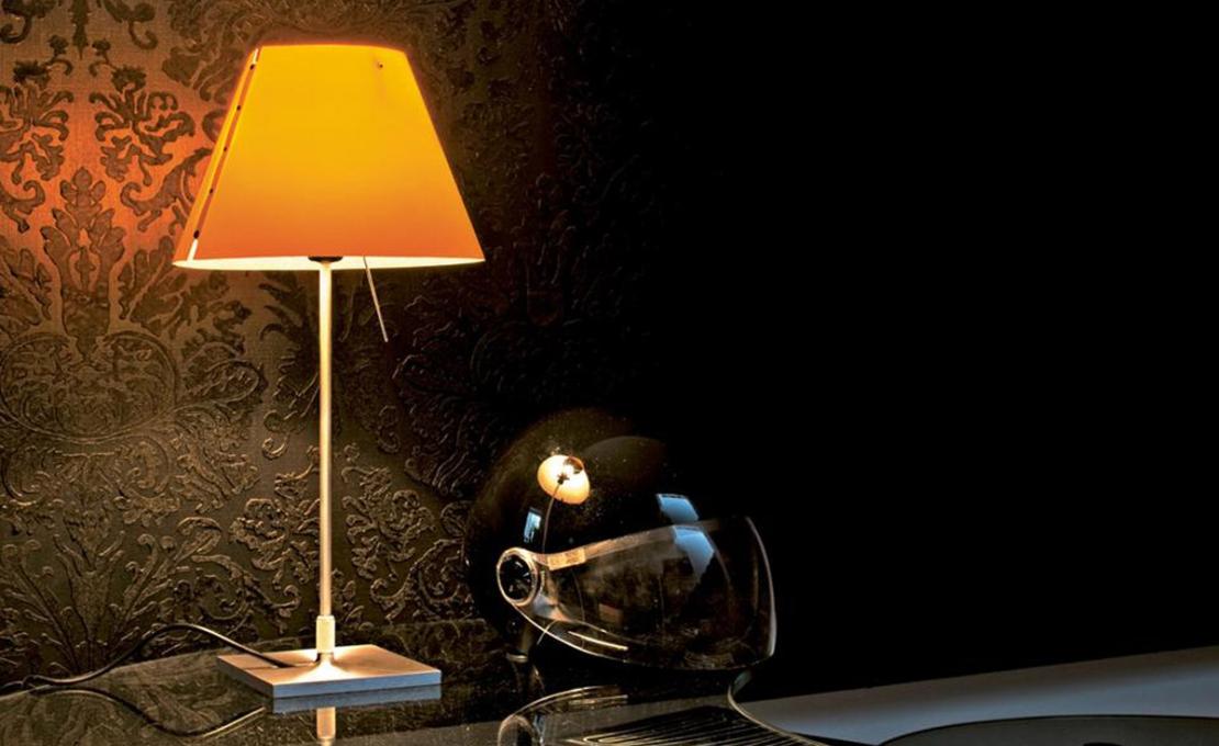 Настольная лампа модель Costanza D13 Table Lamp - Aluminium Base от фабрики Luceplan