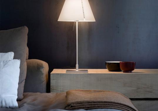 Настольная лампа модель Costanza D13 Table Lamp - Aluminium Base от фабрики Luceplan