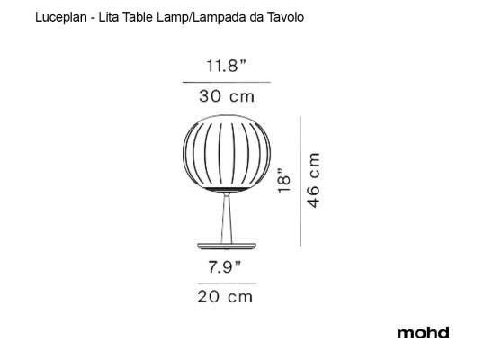 Настольная лампа модель Lita Lampada da Tavolo от фабрики Luceplan