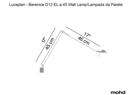 Бра модель Berenice D12 ELa45 Wall Lamp от фабрики Luceplan