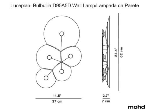 Бра модель Bulbullia D95A5D Lampada da Parete от фабрики Luceplan