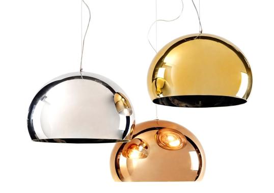 Подвесной светильник FL/Y Lampada Sospensione Metallic от Kartell image 1