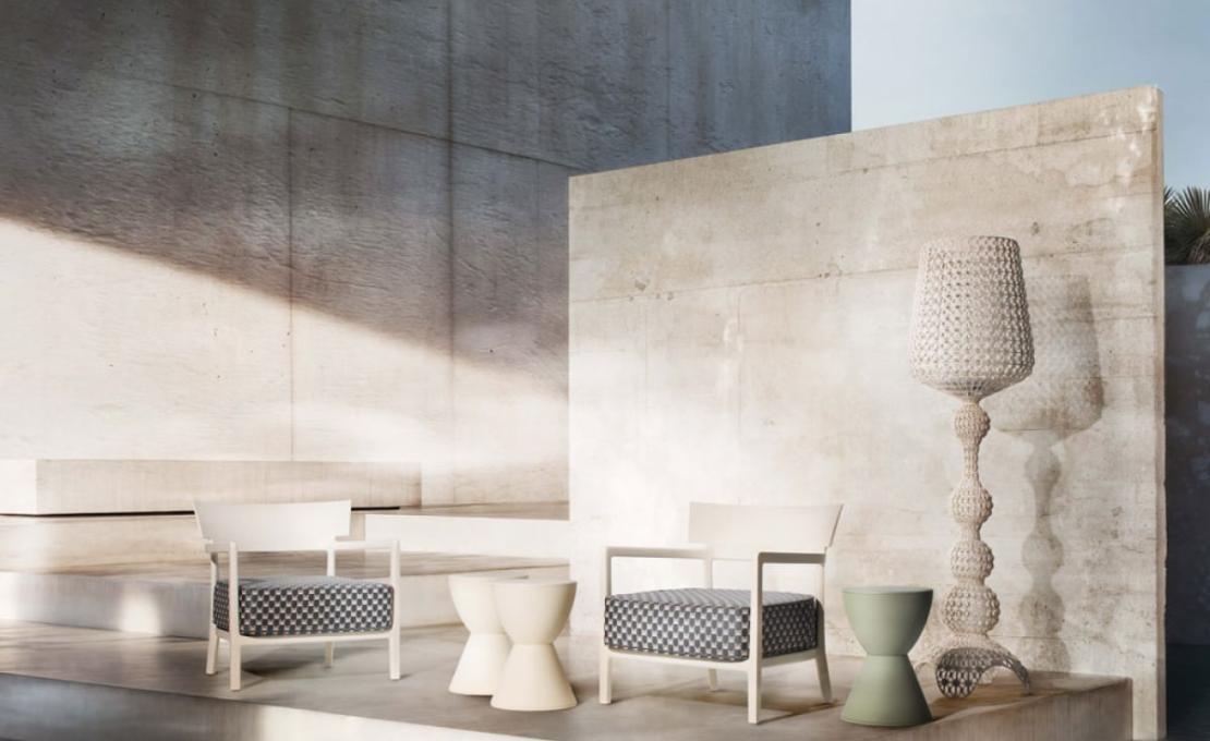 Торшер модель Kabuki Lampada da Terra Outdoor от фабрики Kartell