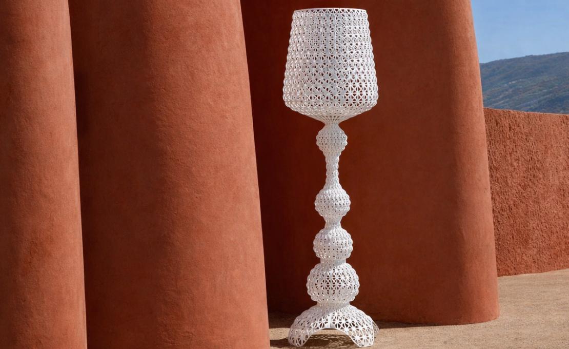 Торшер модель Kabuki Lampada da Terra Outdoor от фабрики Kartell