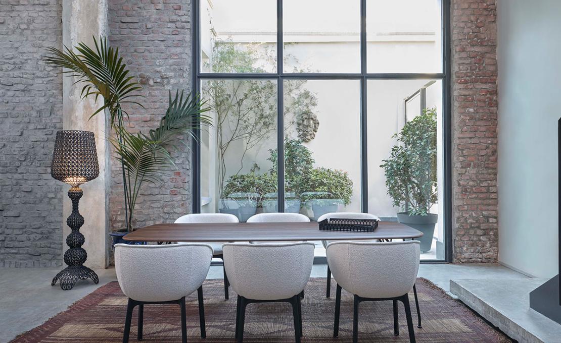 Торшер модель Kabuki Floor Lamp от фабрики Kartell