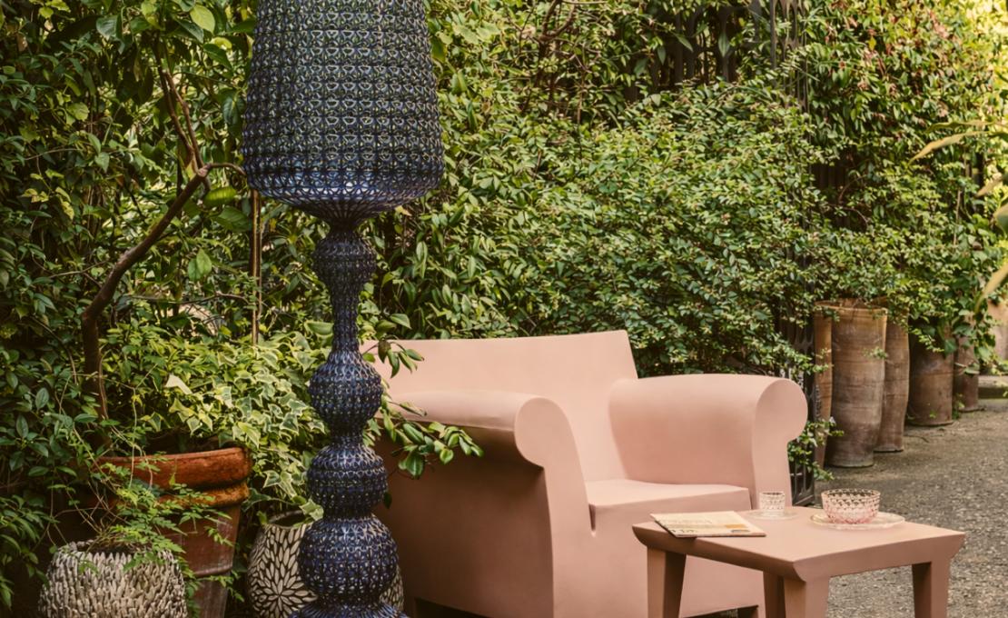 Торшер модель Kabuki Lampada da Terra Outdoor от фабрики Kartell