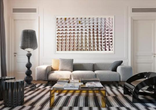 Торшер модель Kabuki Floor Lamp от фабрики Kartell