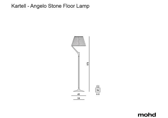 Торшер модель 832626 от фабрики Kartell