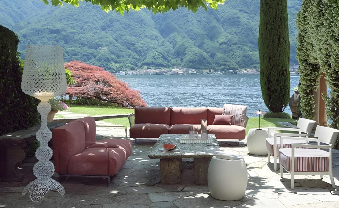 Торшер модель Kabuki Lampada da Terra Outdoor от фабрики Kartell