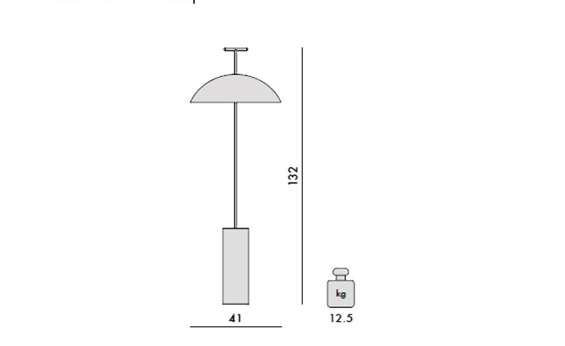 Торшер модель Geen-A Floor Lamp от фабрики Kartell