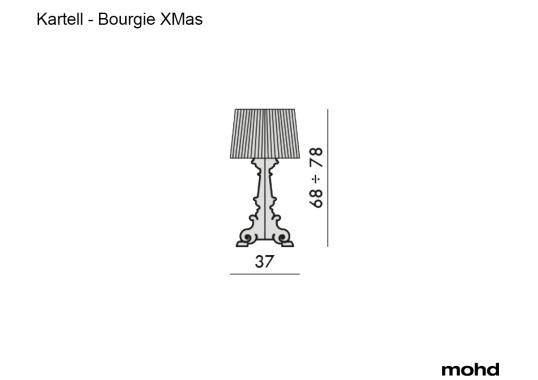 Настольная лампа модель Bourgie XMas Table Lamp - Limited Edition от фабрики Kartell