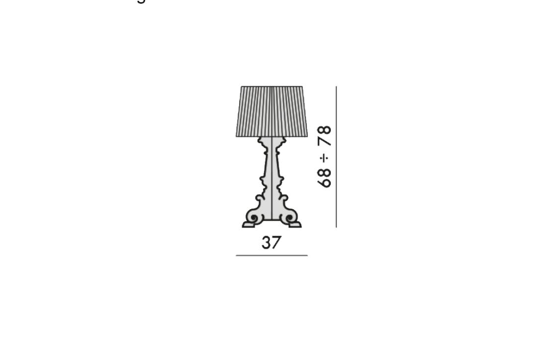 Настольная лампа модель Bourgie XMas Table Lamp - Limited Edition от фабрики Kartell