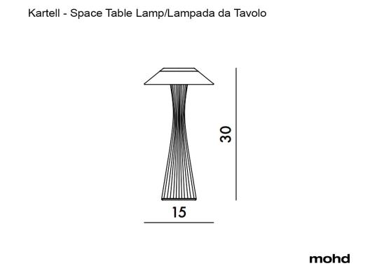 Настольная лампа модель 245894 от фабрики Kartell