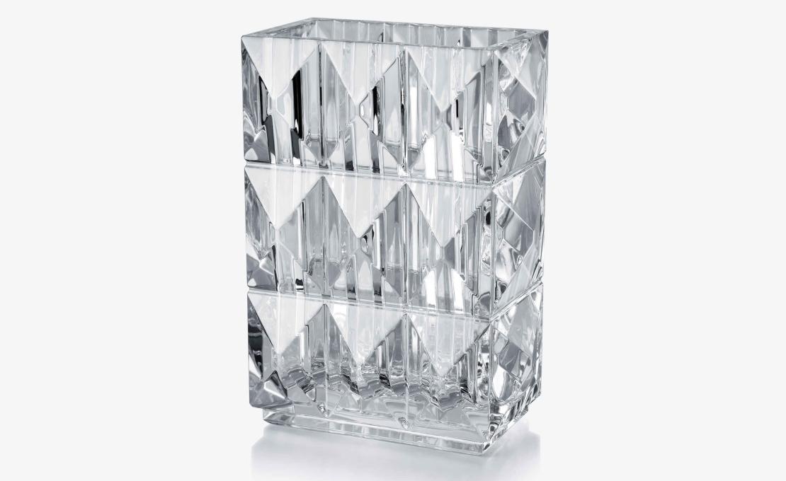 Ваза модель Louxor Rectangular Vase фабрики Baccarat - дизайн Thomas Bastide