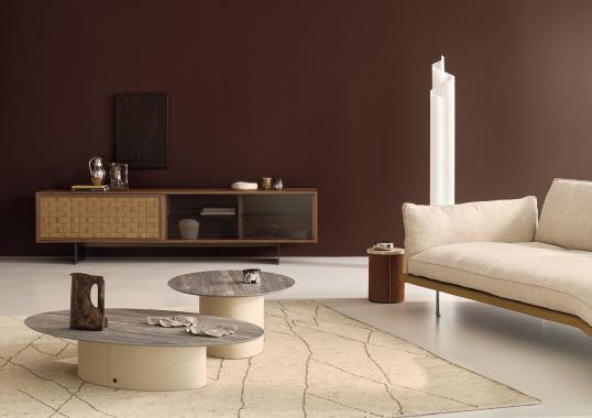 Журнальный стол модель cuff фабрики Cierre 1972 - дизайн Bernhardt&Vella