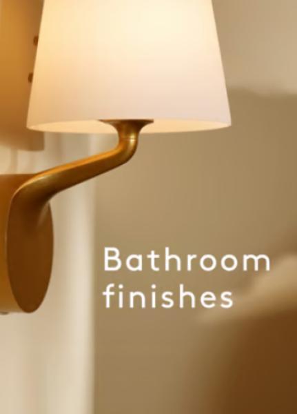 Bathroom finishes 