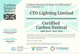 Подтвержденная подлинность – сертификат фабрики CTO Lighting
