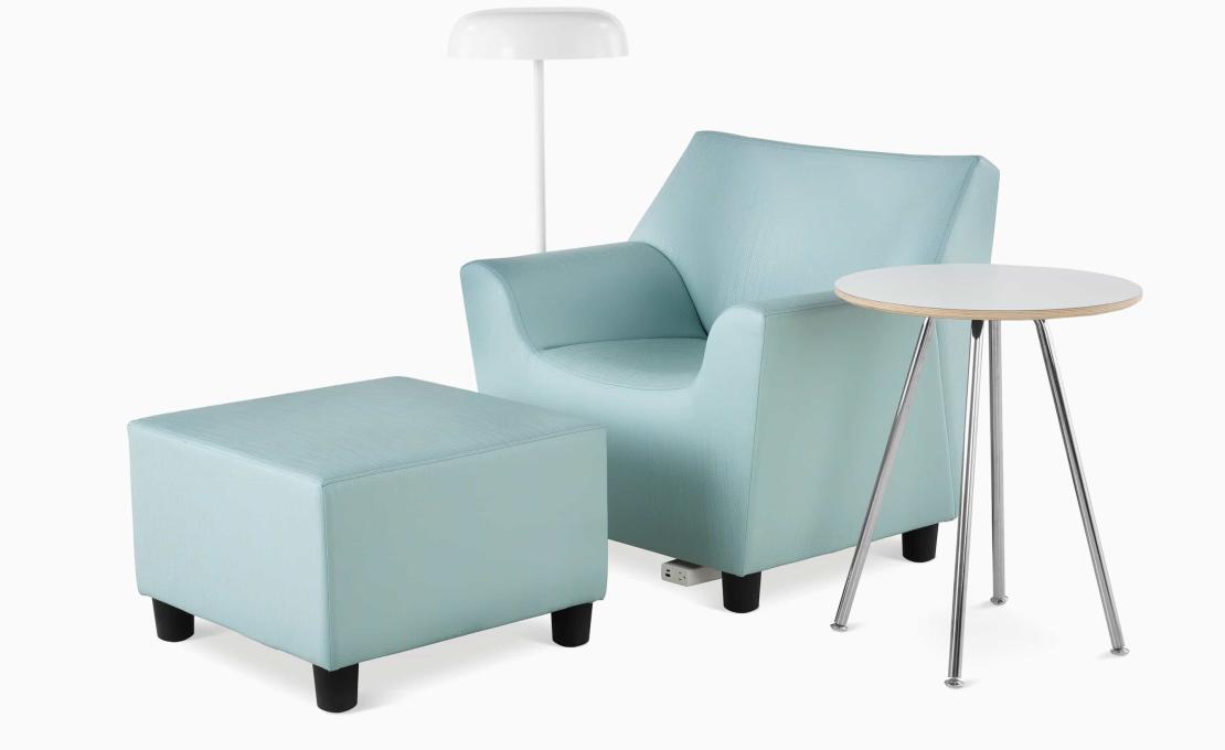 Кресло модель Swoop Lounge Chair от фабрики Herman Miller
