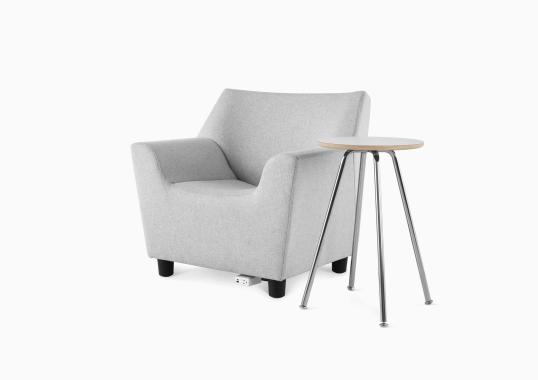 Кресло модель Swoop Lounge Chair от фабрики Herman Miller