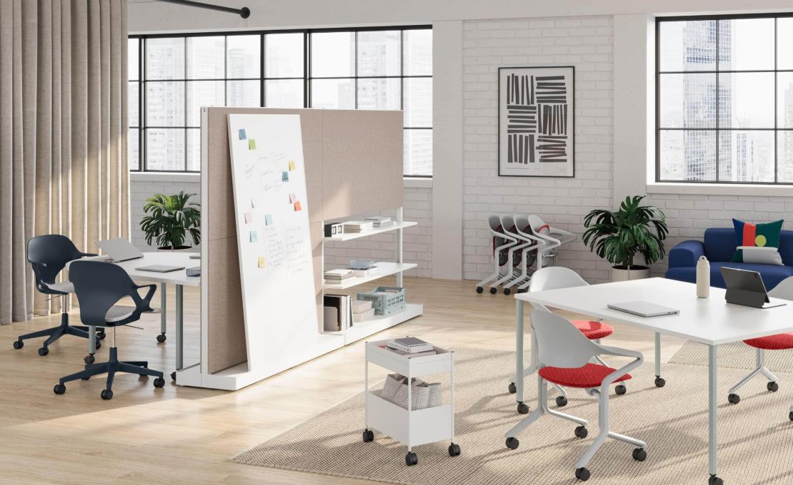 Стул модель Fuld Stackable Chair от фабрики Herman Miller