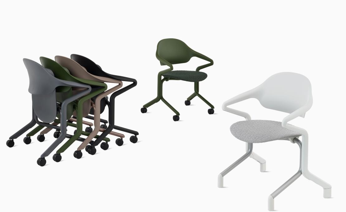 Стул модель Fuld Stackable Chair от фабрики Herman Miller