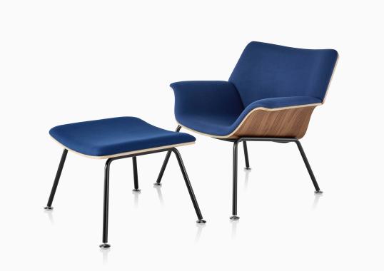 Кресло модель Swoop Lounge Chair от фабрики Herman Miller