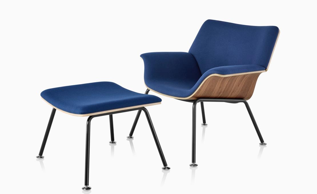 Кресло модель Swoop Lounge Chair от фабрики Herman Miller