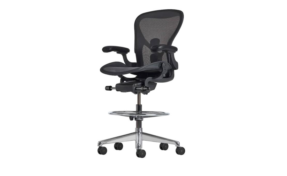 Офисное кресло модель Aeron ESD Stool от фабрики Herman Miller