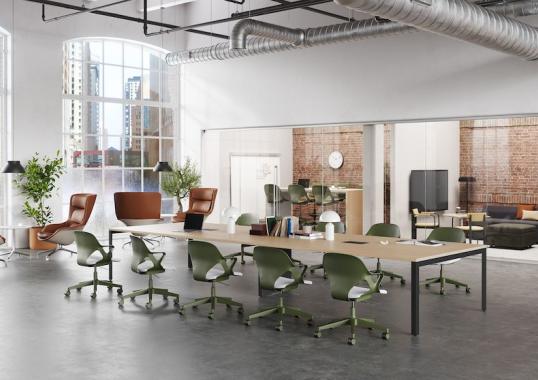 Кресло Striad Lounge Chair and Ottoman от Herman Miller image 5