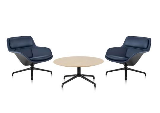 Кресло Striad Lounge Chair and Ottoman от Herman Miller image 6