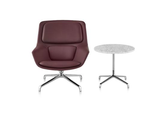 Кресло модель Striad Lounge Chair and Ottoman от фабрики Herman Miller
