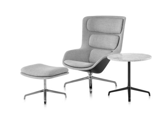 Кресло модель Striad Lounge Chair and Ottoman от фабрики Herman Miller