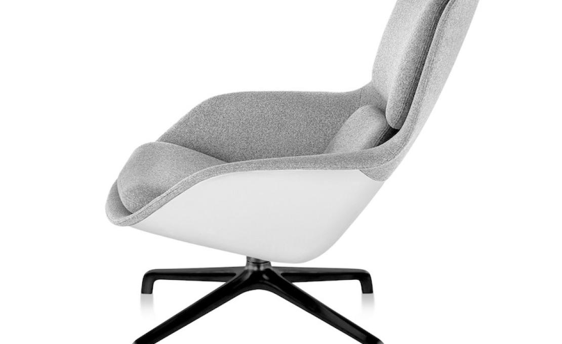 Кресло модель Striad Lounge Chair and Ottoman от фабрики Herman Miller