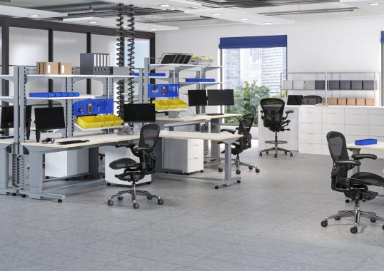Офисное кресло модель Aeron ESD Stool от фабрики Herman Miller