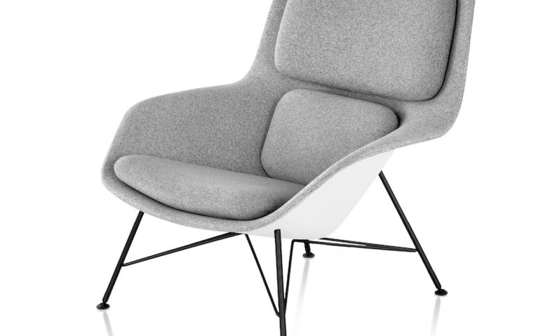 Кресло модель Striad Lounge Chair and Ottoman от фабрики Herman Miller