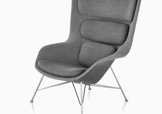 Кресло модель Striad Lounge Chair and Ottoman от фабрики Herman Miller
