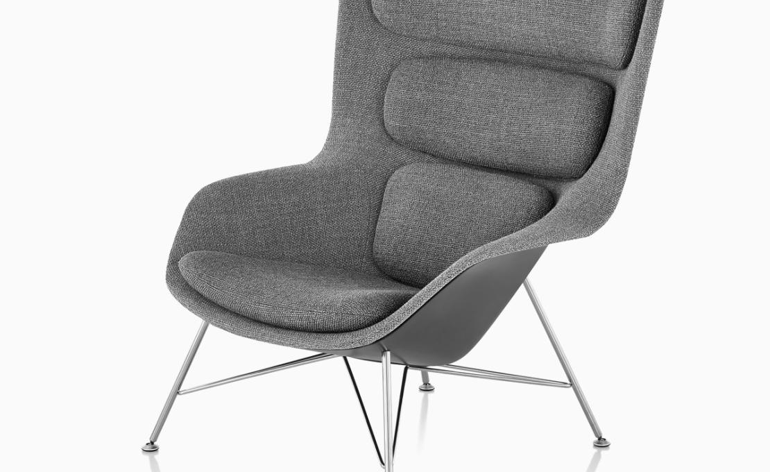 Кресло модель Striad Lounge Chair and Ottoman от фабрики Herman Miller