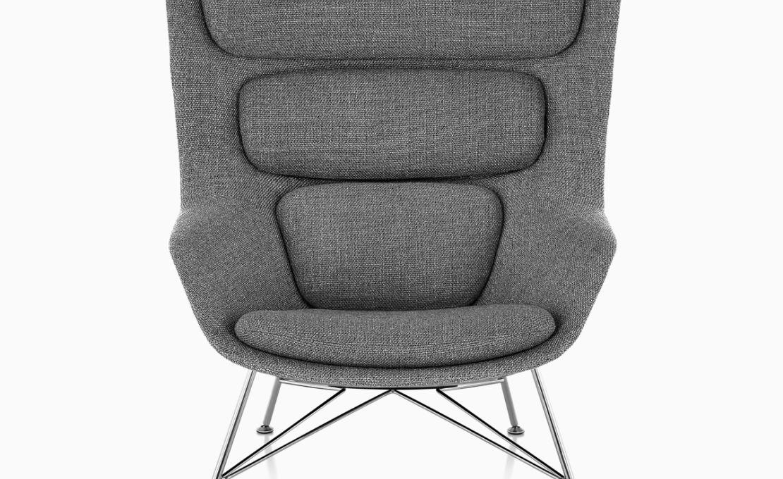 Кресло модель Striad Lounge Chair and Ottoman от фабрики Herman Miller