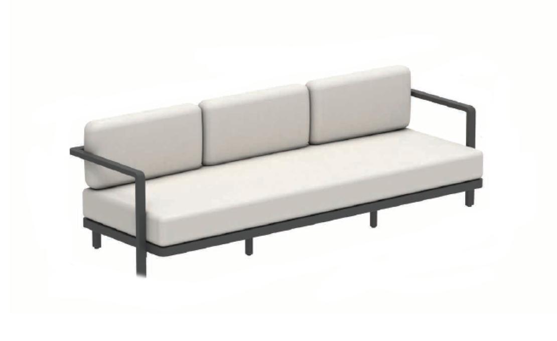 Уличный диван от фабрики Royal Botania модель ALURA-SOFA