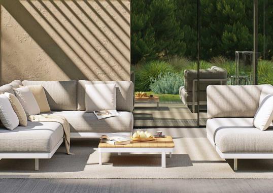 Уличный диван от фабрики Royal Botania модель ALURA-SOFA