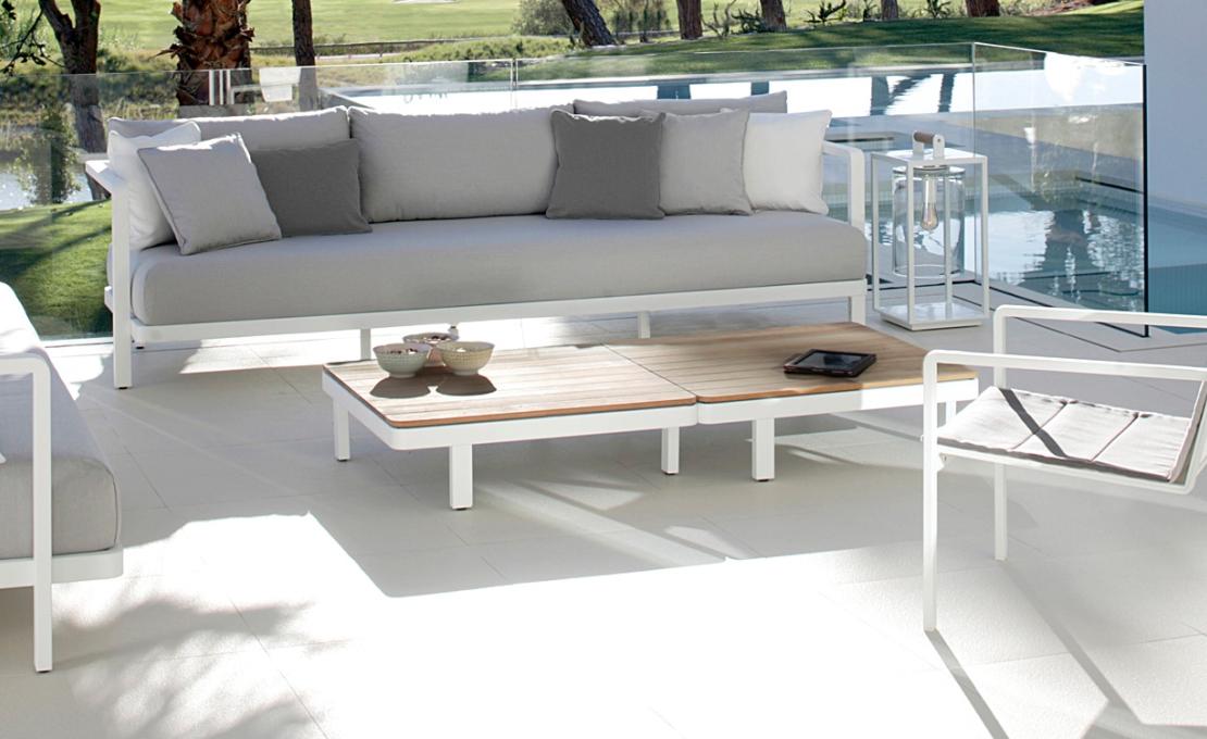 Уличный диван от фабрики Royal Botania модель ALURA-SOFA