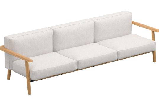 Уличный диван от фабрики Royal Botania модель MAMBO LOUNGE-SOFA
